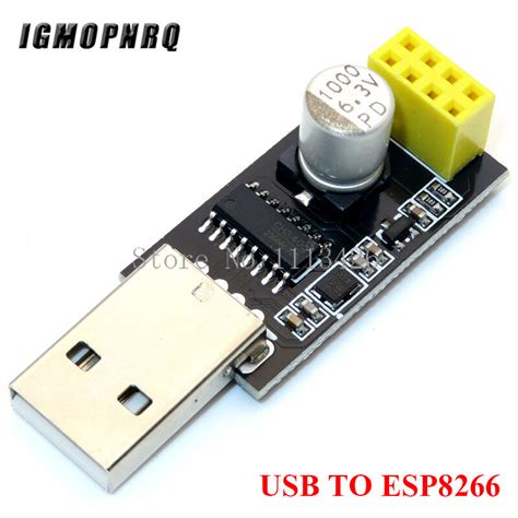 Esp01 Programmer Adapter Uart Gpio0 Esp 01 Adaptater Esp8266 Ch340g Usb