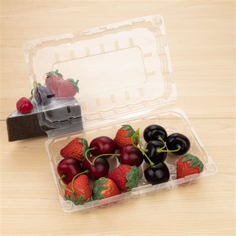Pet Plastic Transparent Fruit Packaging Boxes China Fruit Plastic Box