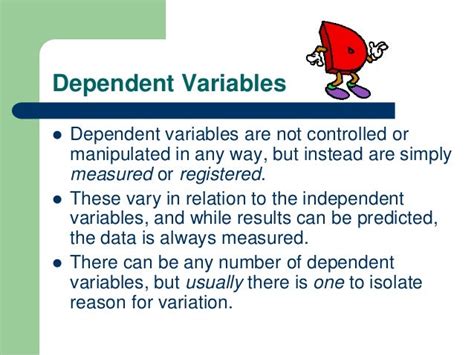 Dependent V Independent Variables