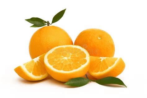 Oranges Isolated On White Background Stock Image Image Of Ingredient
