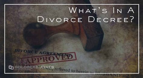 I recommend clients open the divorce decree when they are by themselves, in a safe or special place that take this moment to look at how far you have come. Divorce Decrees: What You Need To Know | GOLDBERG JONES