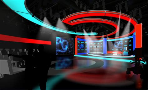 New Tv Set Design Created For A Live Chat Show Tv Set Design Set
