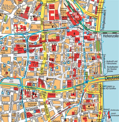 Cologne Map Germany