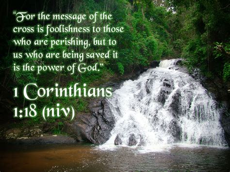 1 Corinthians 1 18 Bible Verse Wallpaper