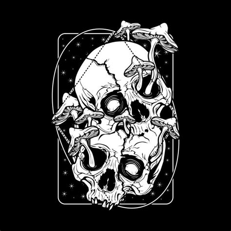 Zodiac Cancer In 2021 Skull Art Mushroom Art Skulls Drawing