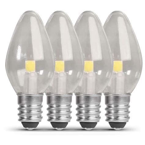 4w Equivalent Clear 035w Led Night Light Bulb Set Of 4 82v73