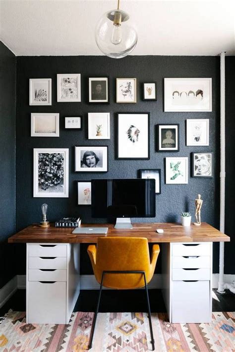 Simple Desk Workspace Design Ideas 06 Homishome