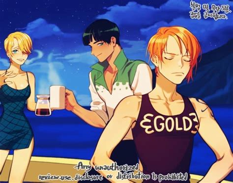 One Piece Nami Robin And Sanji Genderbend One Piece Drawing One