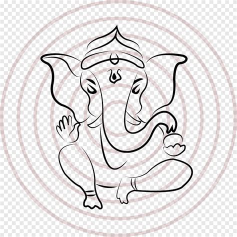 Sketsa Gambar Dewa Ganesha Retorika