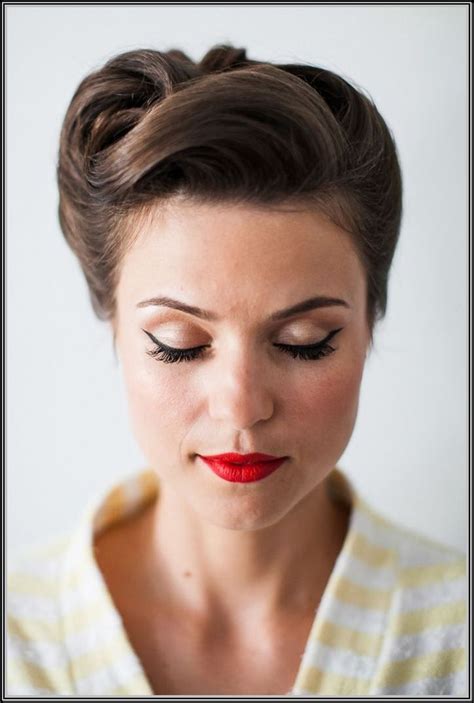 19 Best Short Haired Pin Up Images On Pinterest Hairdos For Short
