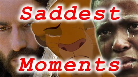 Top 5 Saddest Movie Moments Youtube