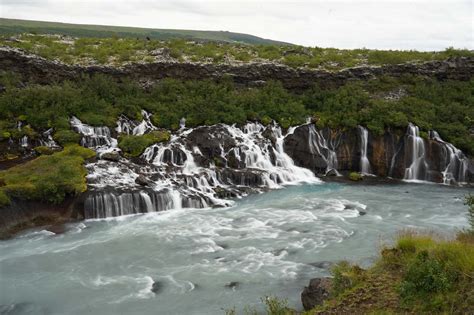 Barnafoss Waterfall And Natural Bridge With A Tragic Saga