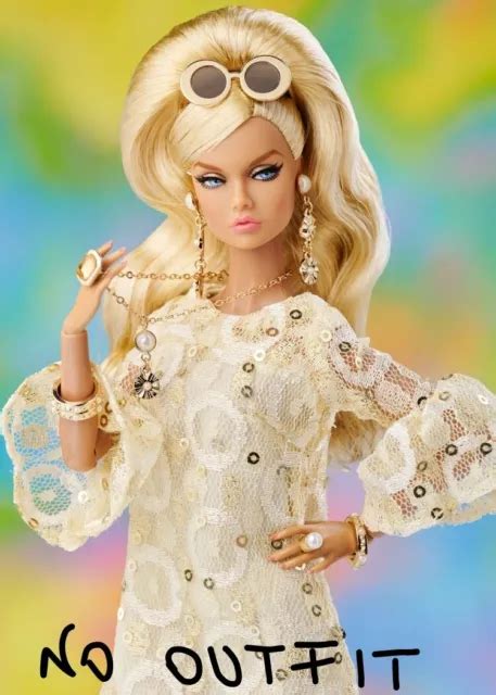Poppy Parker Golden Glow Nuda Nude Naked Integrity Toys Fashion Royalty Doll Picclick