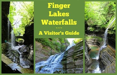 Map Of Waterfalls Of The Finger Lakes Fingerlakes Waterfalls Map
