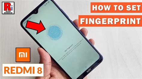 How To Set Remove Fingerprint In Xiaomi Redmi 8 Youtube