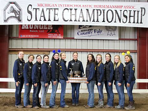 They Did It Again Equestrian Team Wins State Title Oxford Leader
