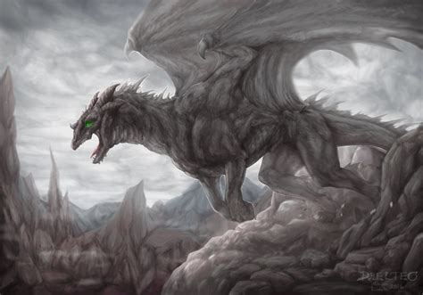 Rock Dragon By Drelteo On Deviantart