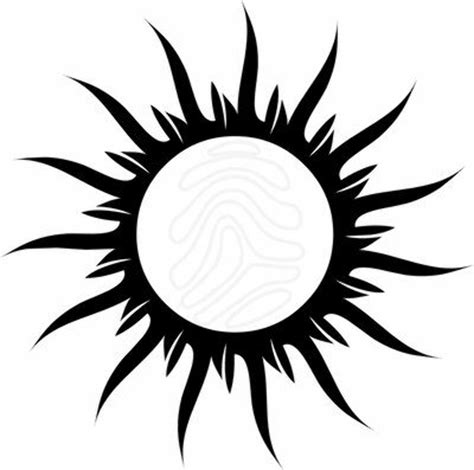 Download High Quality Sun Clipart Black And White Transparent Png