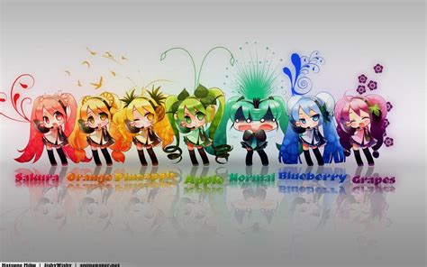 Airys Blog Rainbow Miku Cute Anime Chibi Anime Chibi Hatsune Miku