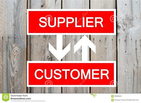 Supplier And Customer Cycle Stock Image - Image of process, background ...