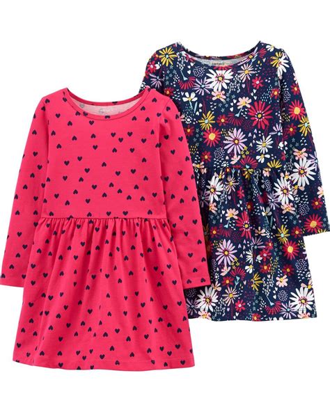 Multi Toddler 2 Pack Jersey Dresses