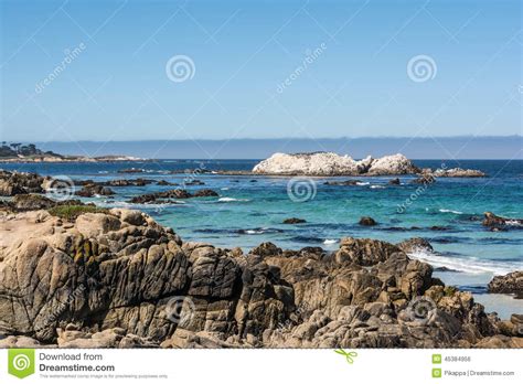 Monterey La Costa Fotografia Stock Immagine Di Acqua 45384956