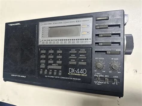 Realistic Dx 400 Amfm Ssbcw Communication Receiver Radio Parts Read 4400 Picclick