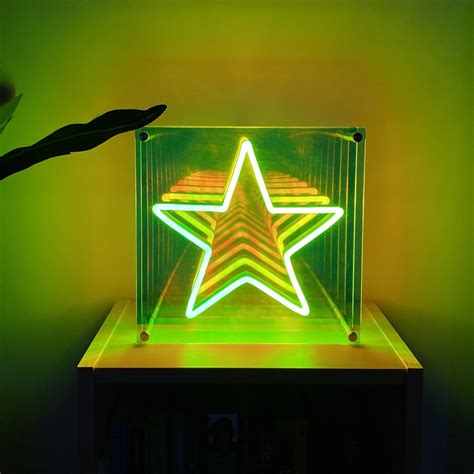 Star Infinity Mirror Led Neon Sign Neon Mfg