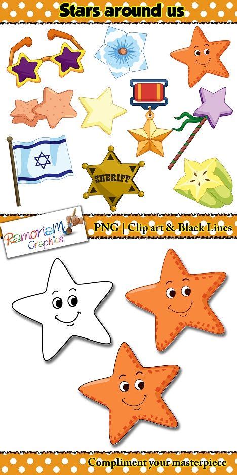 Shapes 2d Star Clip Art In Real Life A Shapes Clip Art Set Containing