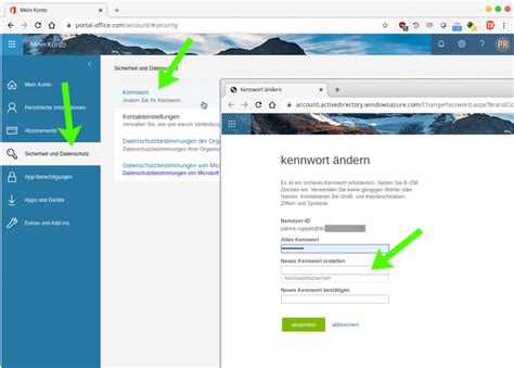 Outlook für microsoft 365 outlook 2019 outlook 2016 outlook 2013 outlook 2007 office 365 betrieben von 21vianet mehr. Microsoft Office 365 Kennwort ändern | ITK SECURITY ...