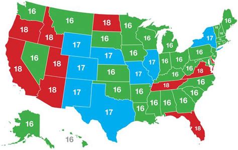 The Age Of Consent By Us State An Important Map For Many To Remember R Mapporn