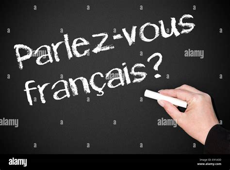 Parlez Vous Fran├ºais Stock Photo Alamy