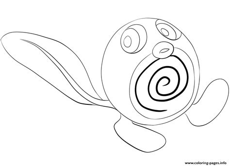 060 Poliwag Pokemon Coloring Page Printable