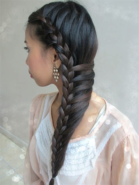Learning how to braid hair is simpler said than done. Real Asian Beauty: Side-Swept Mermaid Braid Hair Tutorial