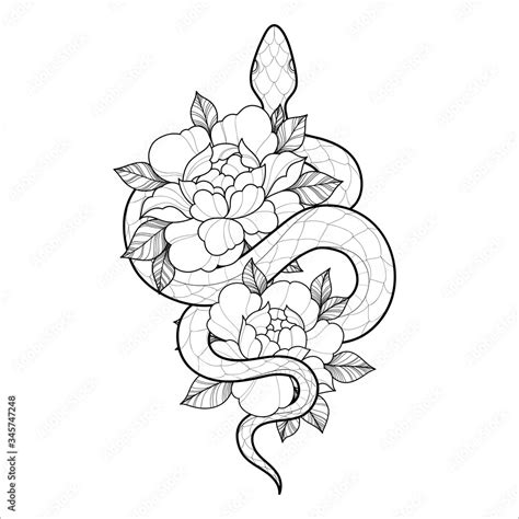 36 Best Snake And Flower Tattoo Designs Meanings Petp