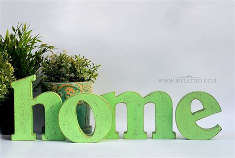 Home Free Standing Wooden Letters Rustic Letters Shelf Etsy