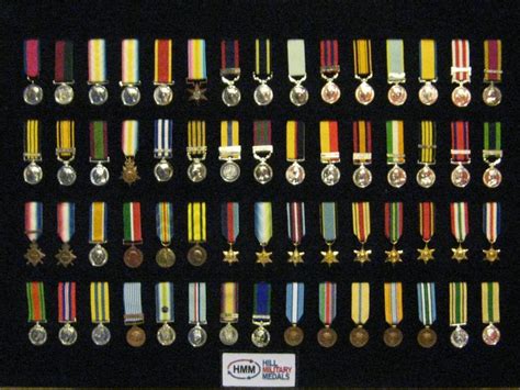 Miniature Medal Set 1 British Campaign Medals 1815 To 2015 200 Years 60