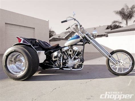 cool chopper trike but i m not sure the front end compliments the rear trike harley harley