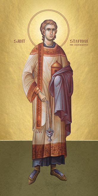 Icon Of St Stephen First Martyr Standing 1st14 Orthodox