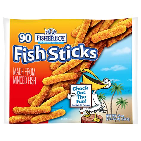 High Liner Fisher Boy Fish Sticks 90 Ct Bag Seafood Superlo Foods