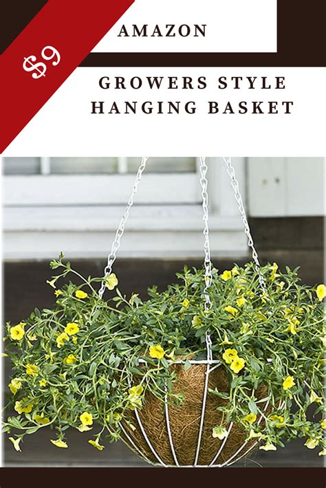 Cobraco White 12 Inch Growers Style Hanging Basket Hgb12 W Hanging