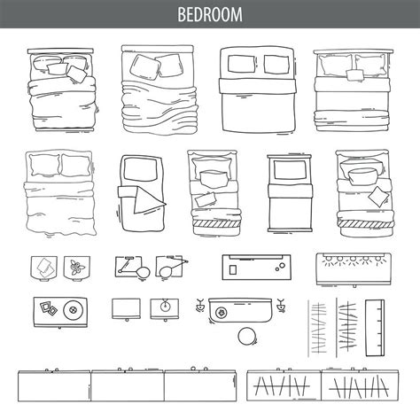 Furniture Plan Vector At Collection Of Furniture Plan