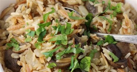 Easy Mushroom Rice Pilaf Renee S Kitchen Adventures