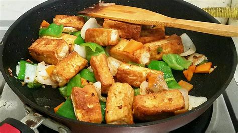 How To Make Tofu Stir Fried Tofu With Vegetables Vegan Recipe