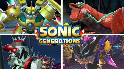 Sonic Generations 3ds All Bosses Youtube