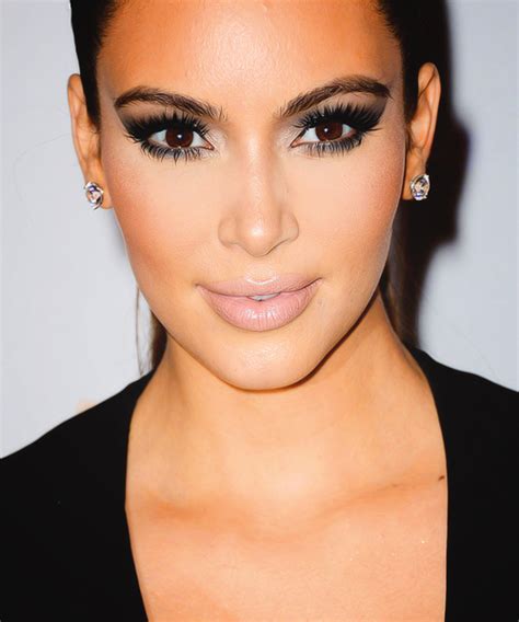 ♥ Her Makeup Especially Her Eye Make Up And Lashes Kim Kardashian