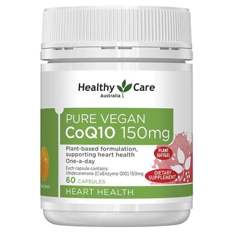 Buy Healthy Care Pure Vegan Coq10 150mg 60 Capsules Online At Chemist Warehouse®