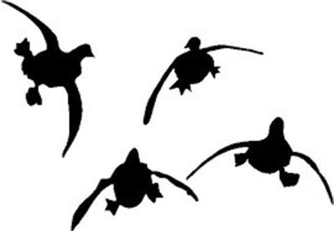 Flying Duck Decal Etsy
