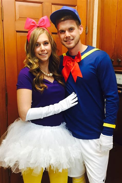 Daisy And Donald Duck Halloween Disney Couple Costumes Duck Halloween Costume Daisy Duck