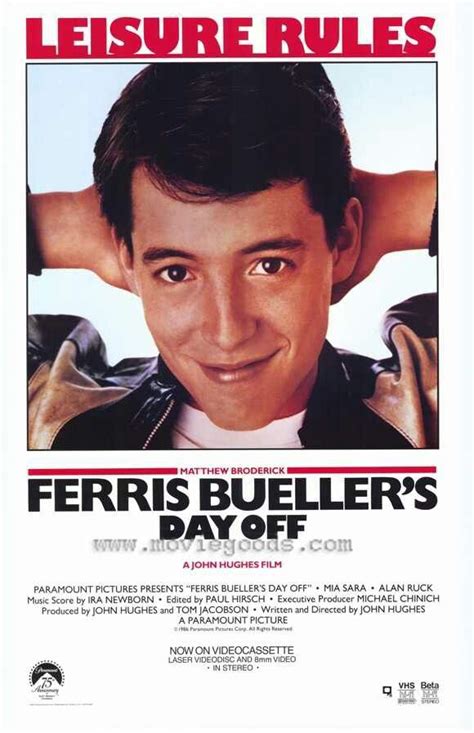 Ferris Buellers Day Off Alan Ruck Movie Titles Movie Tv Movie